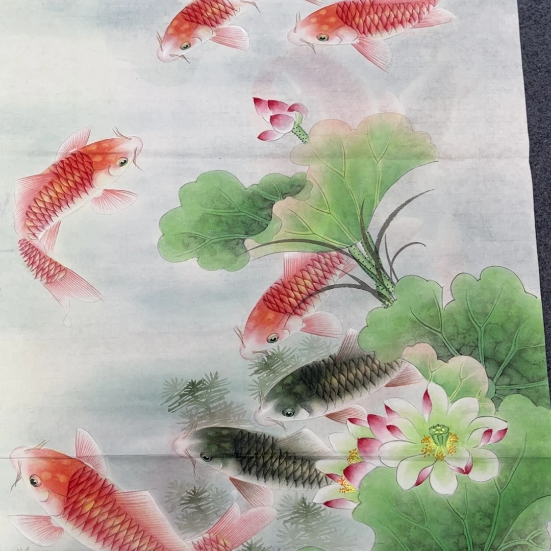 国画国画作品老师手绘