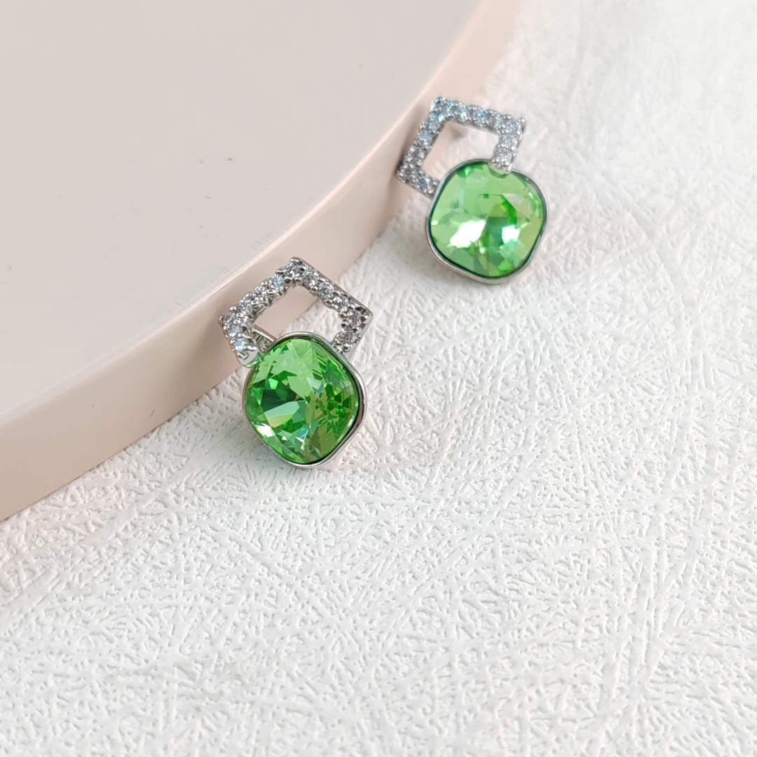 XUPING/旭平首饰 合金仿水晶耳饰  春日焕新耳环GDY  X000977989