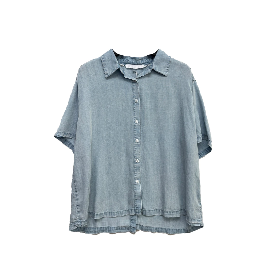 4618#短袖上衣舒适百搭潮流气质