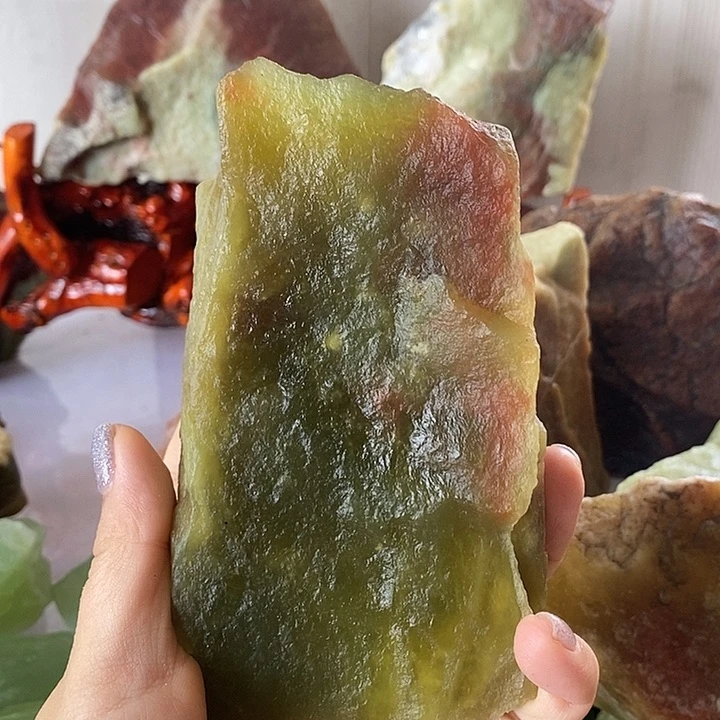 蛇纹石玉合金珠宝奇石