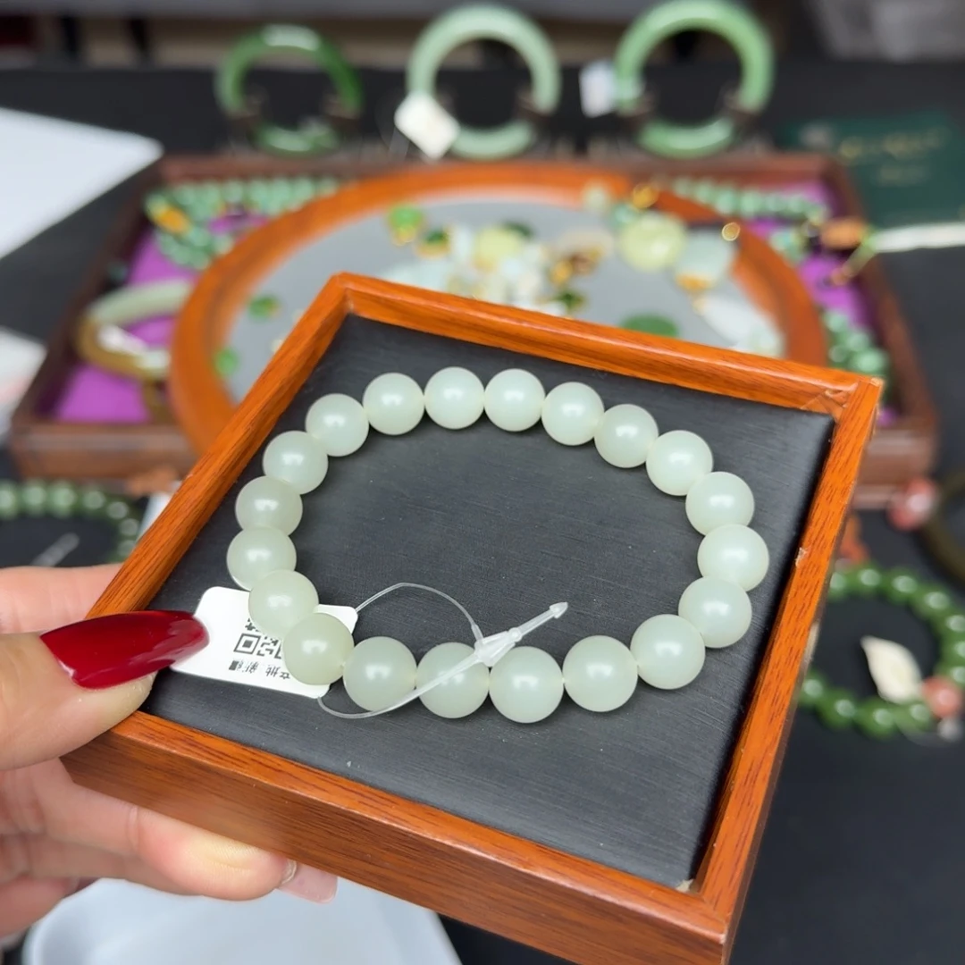 和田玉未镶嵌手链