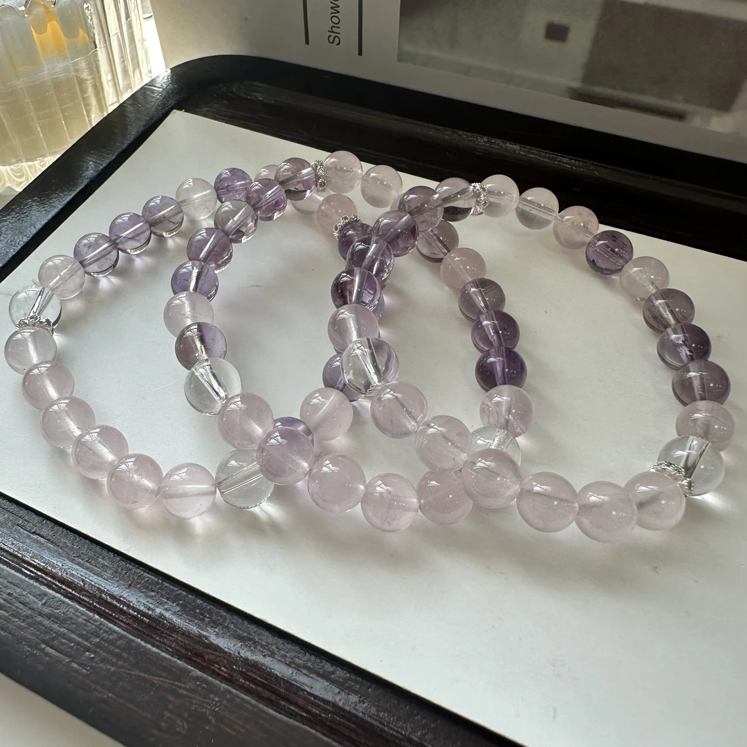【小院甄选】原创紫水晶单圈手链约7mm 多样性发一件 1764EJC