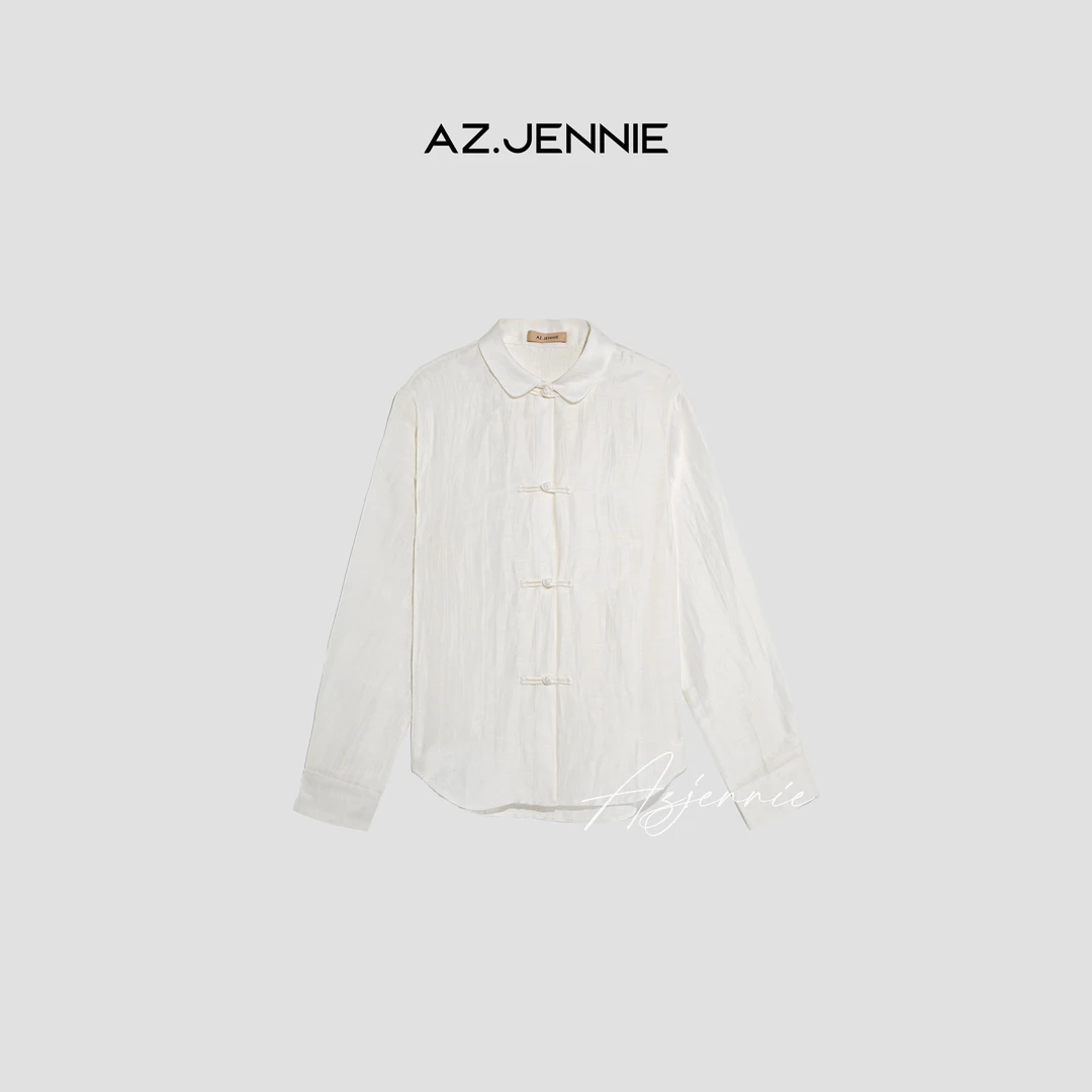 【特】RUJING丨亚麻盘扣衬衣-WTCS422022