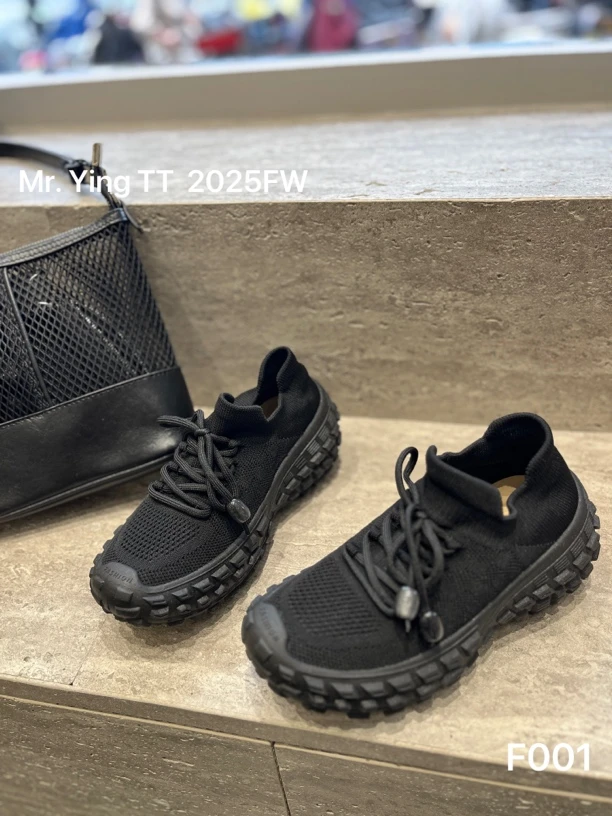 秋季透气休闲松糕底女小皮鞋板鞋百搭网面芭蕾风