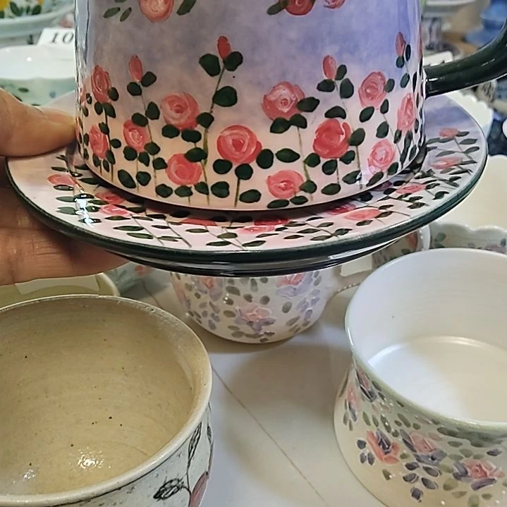杯子瓷景德镇陶瓷釉下彩咖啡杯