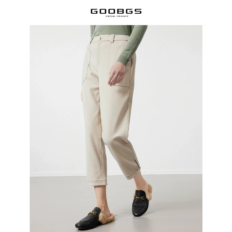 谷邦GOOBGS 纯色休闲裤 G2491099