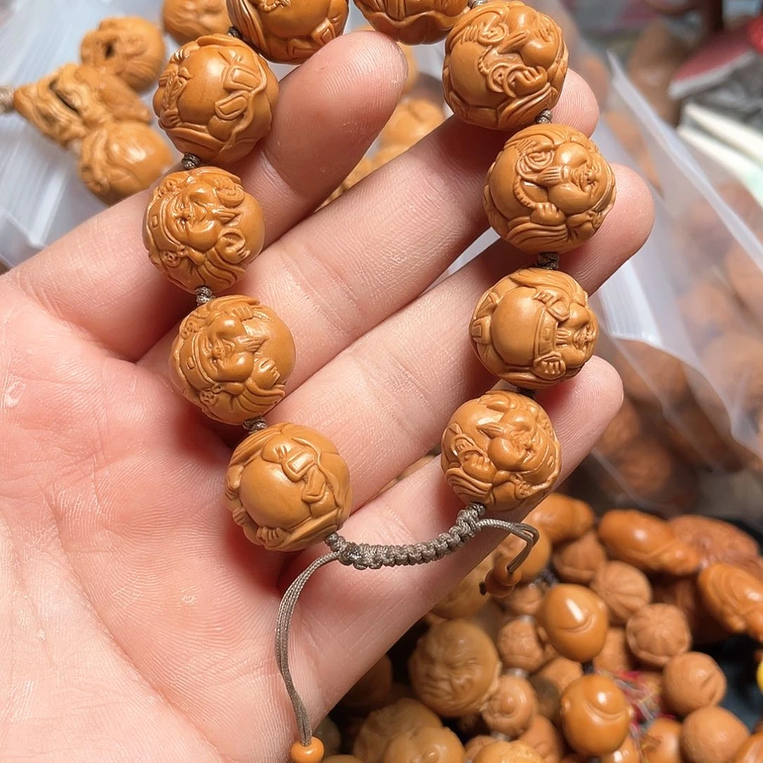 橄榄核手串菏叶横财