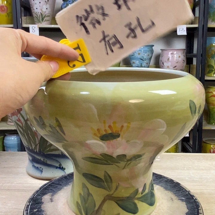 景德镇高温陶瓷花盆