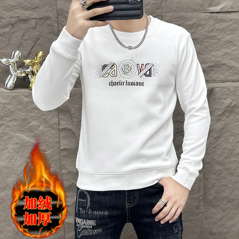 VARSACIVIP/瓦萨琪贵宾圆领卫衣休闲透气潮流打底衫韩版秋冬保暖