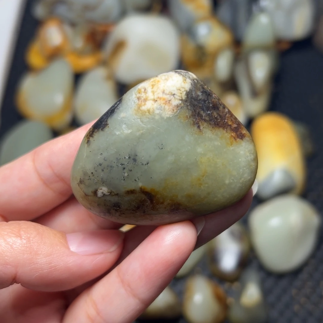 和田玉未镶嵌挂件33