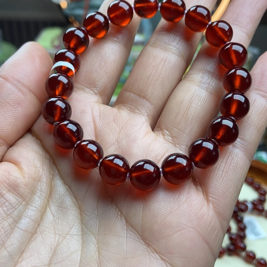 未镶嵌石榴石手串手串.9.5