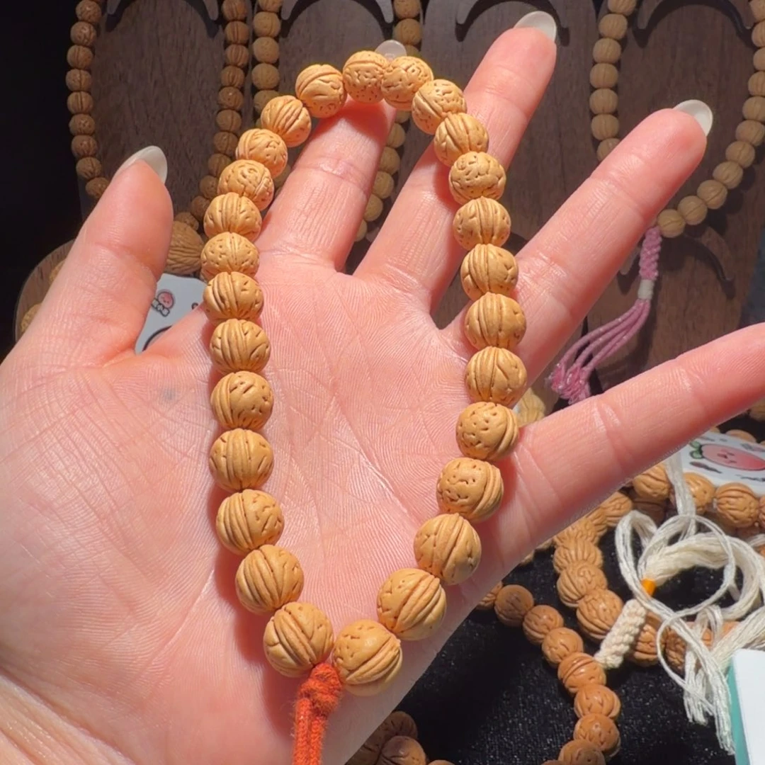 C***l手串桃核10尺寸东北金豆之王