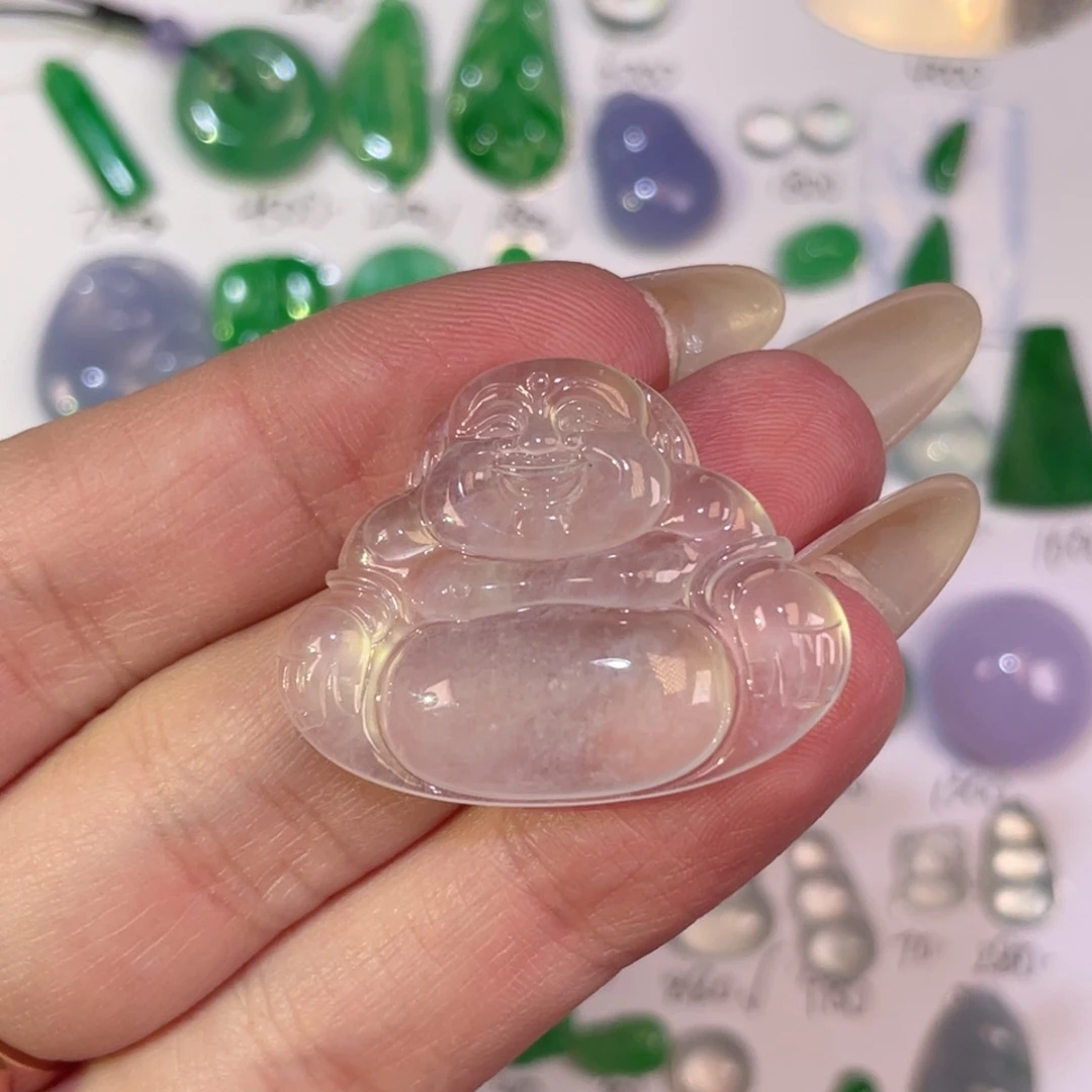 翡翠未镶嵌颈饰裸石