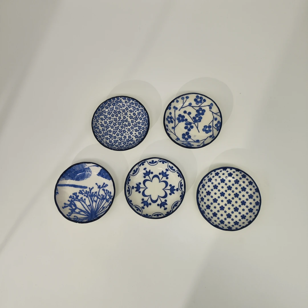 【MAD家】9.5*2.5CMCM 五个装 小号浅碟 蘸料碟 油醋碟