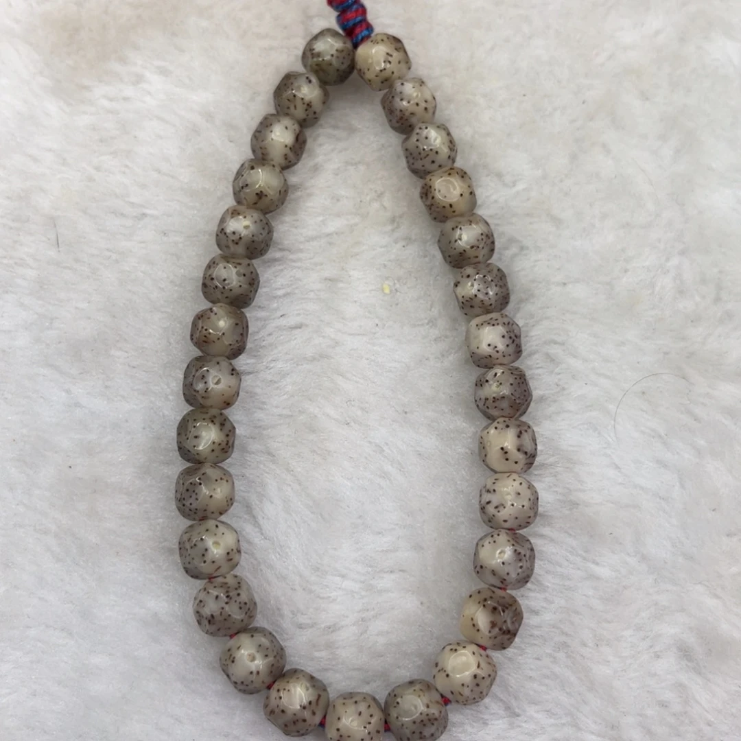 星月菩提手串手持石玉陈化料精工无相8改同枝果小细星