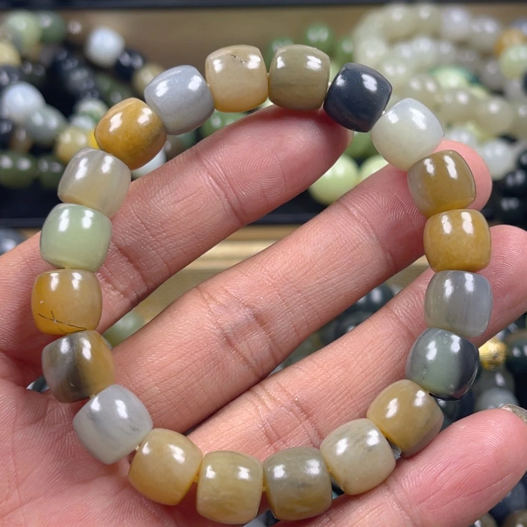 和田玉手串未镶嵌