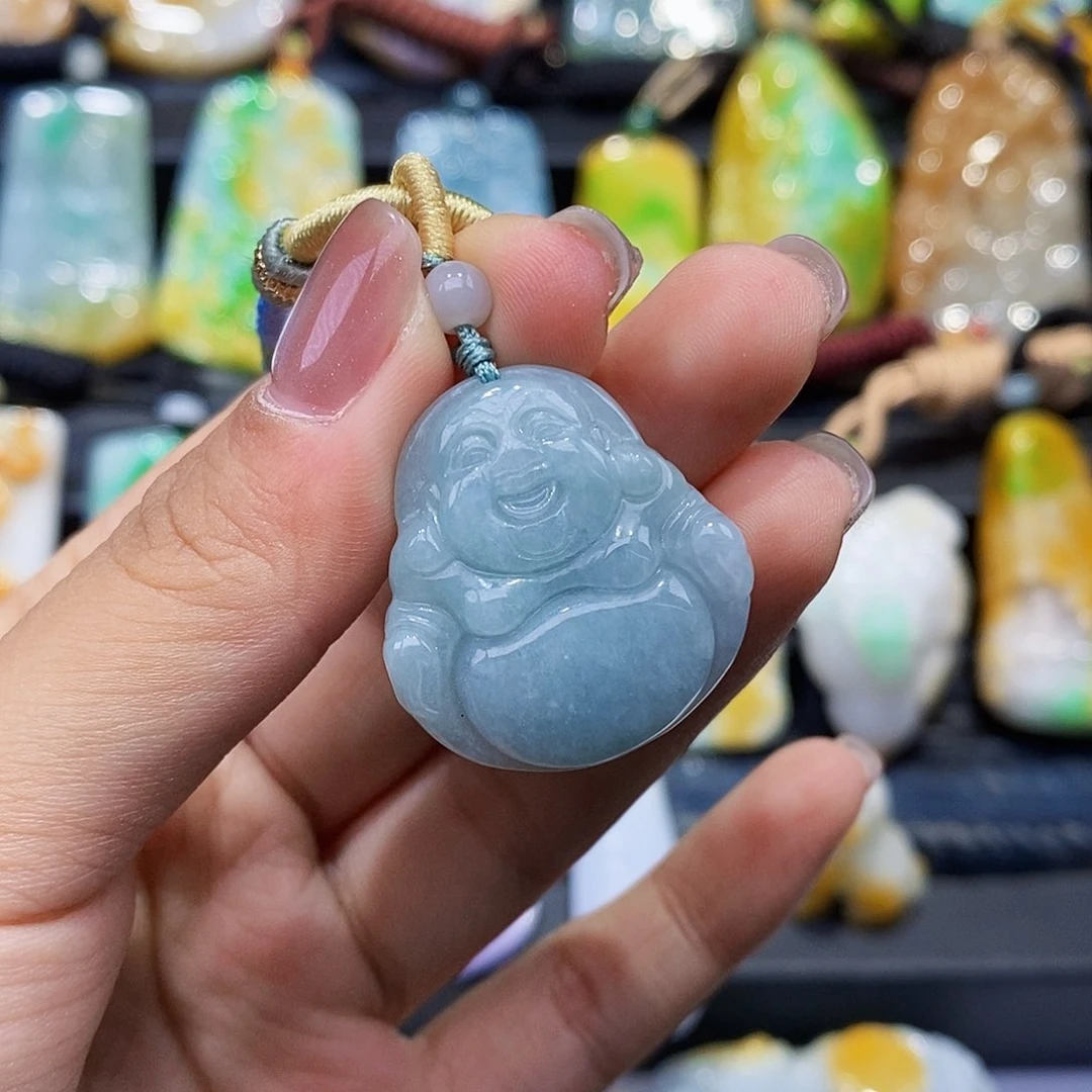 翡翠未镶嵌颈饰天然翡翠A货