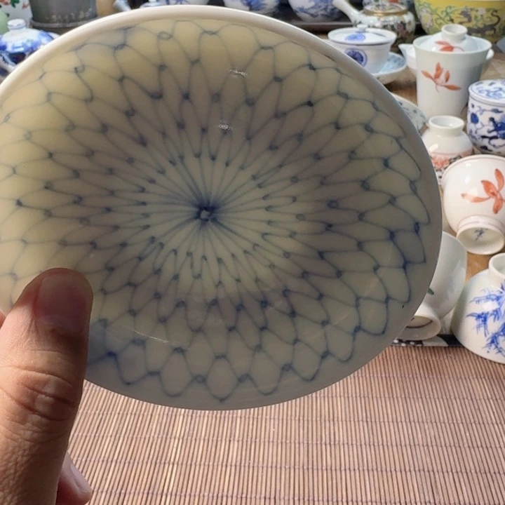 青花瓷器杯子茶具