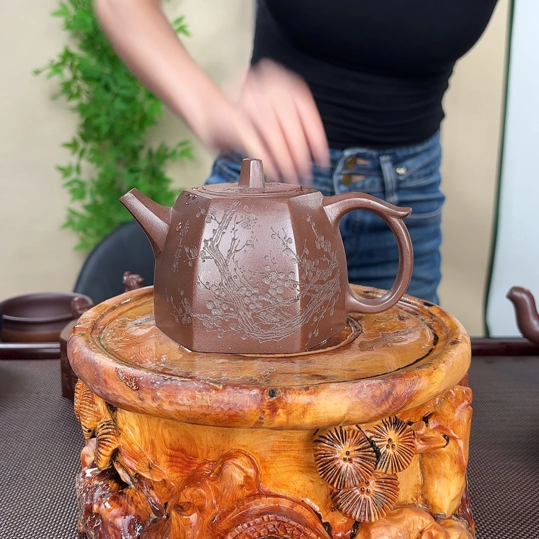 茶壶紫砂原矿泥料紫砂 300cc