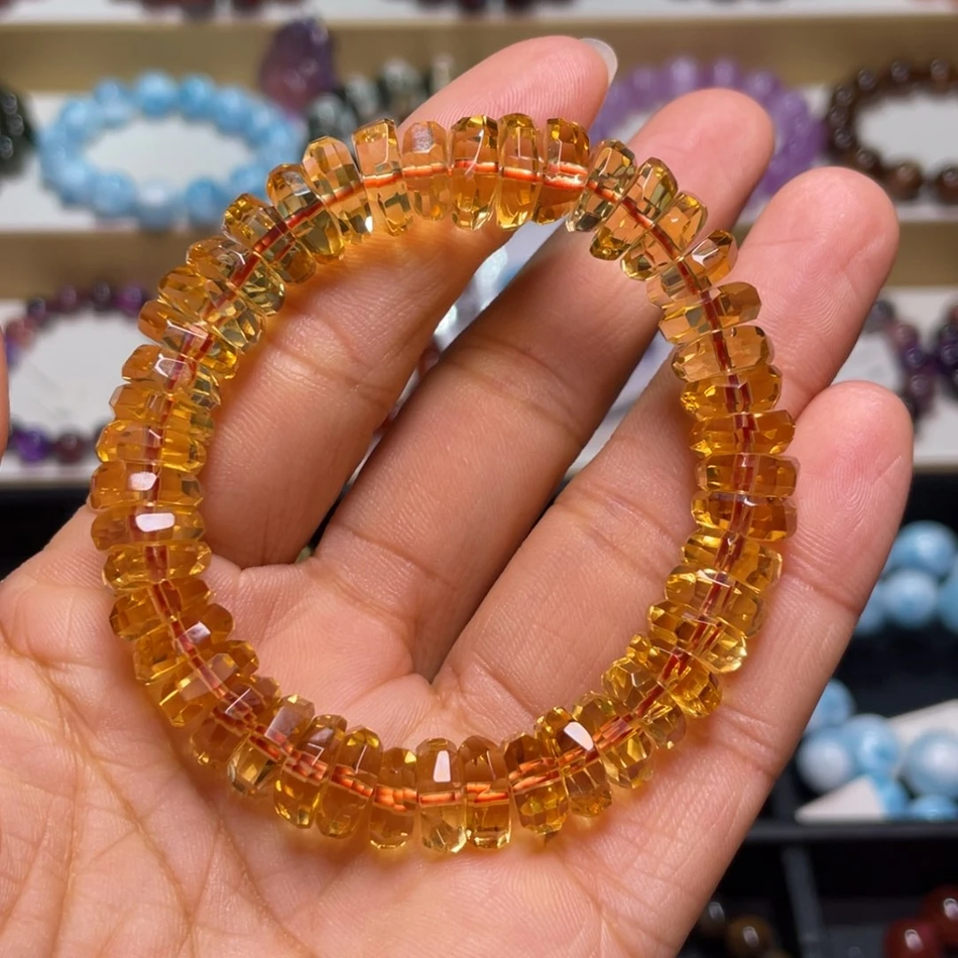 水晶手链未镶嵌巴西暴力黄