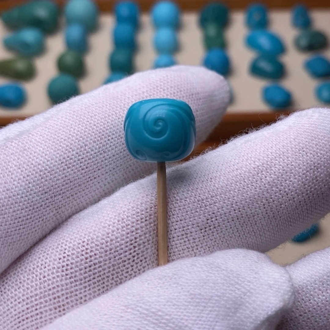 绿松石未镶嵌绿松石博古12