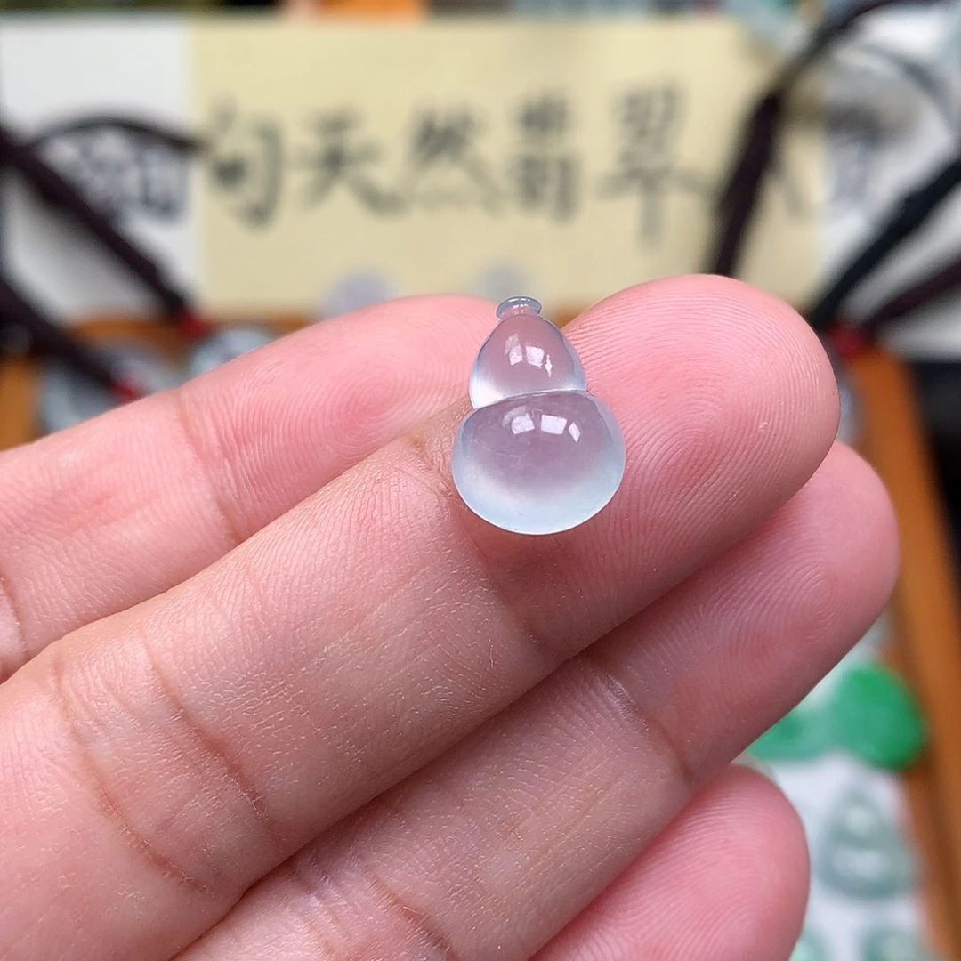 翡翠裸石缅甸天然A货翡翠冰种葫芦