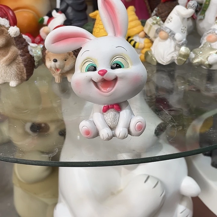 树脂树脂笑脸兔子