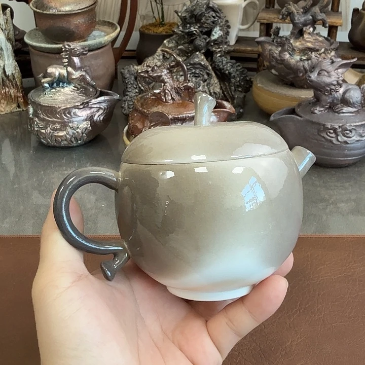 陶盘柴烧福利心哦多多