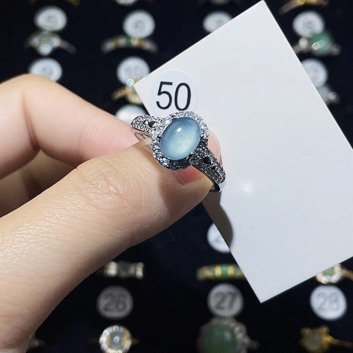 翡翠未镶嵌戒指戒指