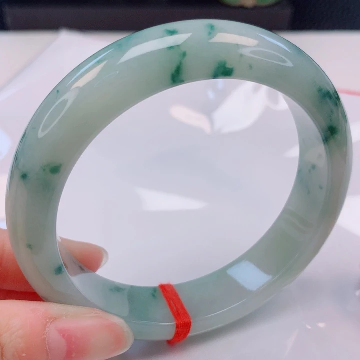 翡翠未镶嵌手镯59-60