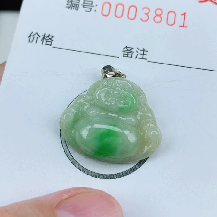 颈饰银S925镶嵌翡翠