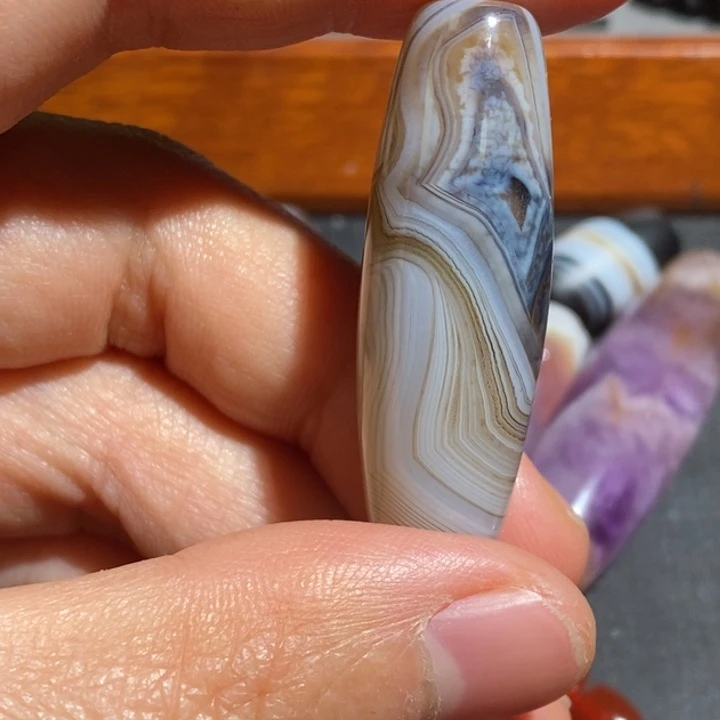 玛瑙/玉髓未镶嵌项链