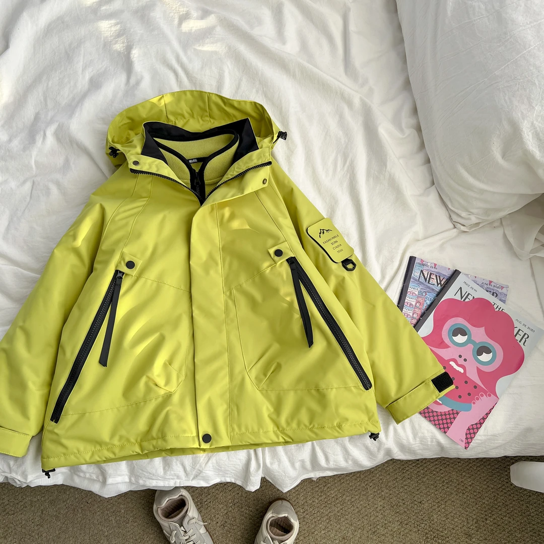 【原版】女童冬装加厚外套中大童连帽保暖上衣MZYDW53390