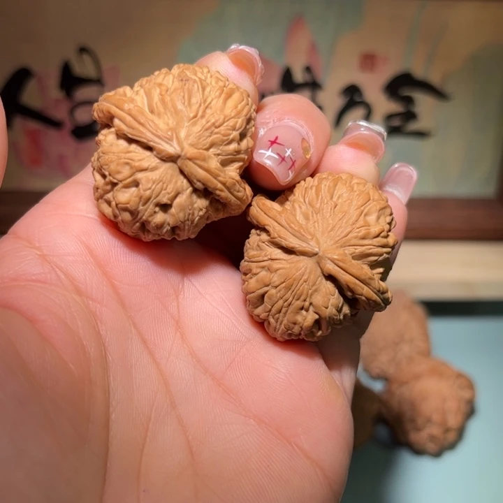 愿***好吊坠文玩核桃白狮子