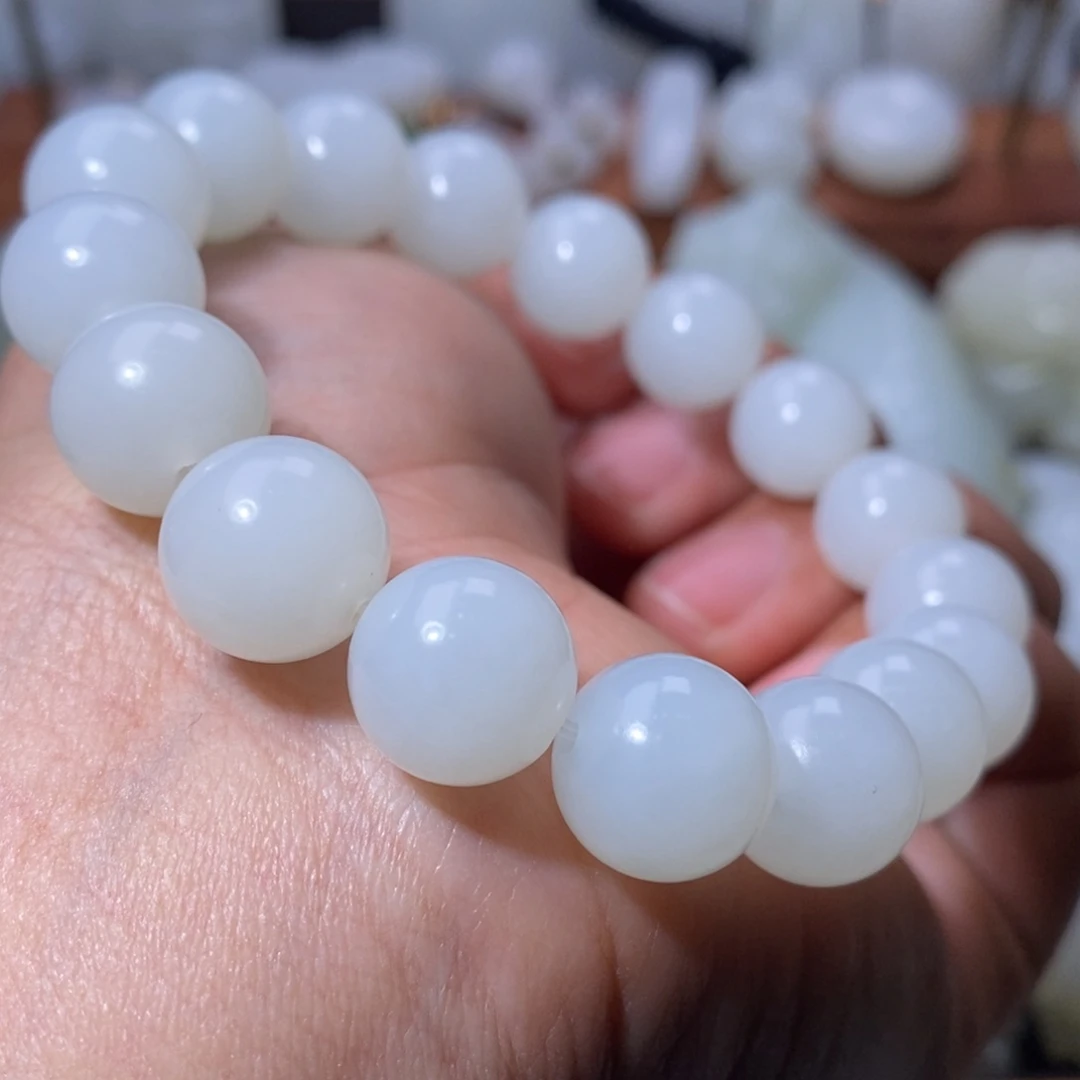 和田玉手链未镶嵌