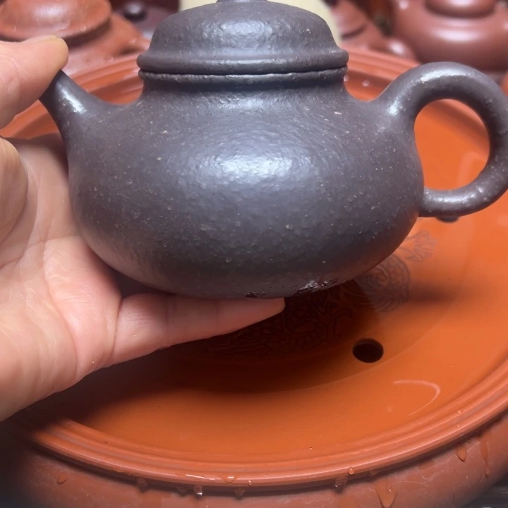 紫砂茶壶宜兴原矿天青