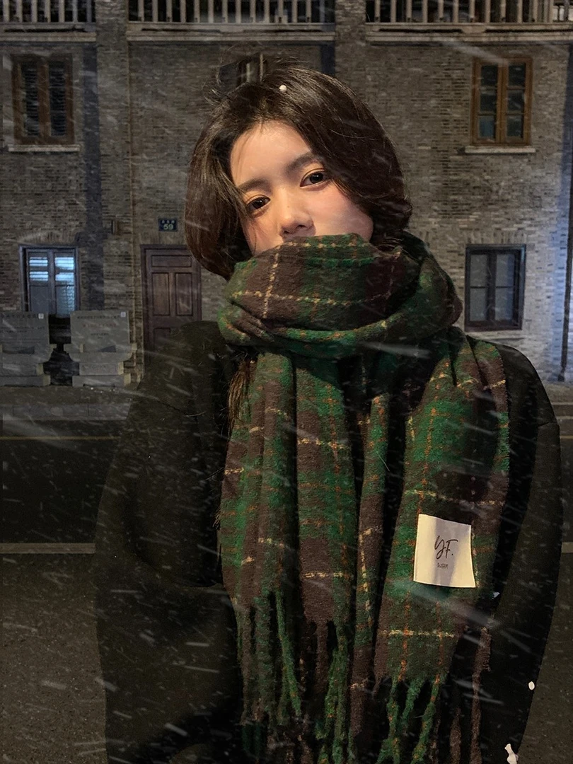 圣诞氛围感围巾-3387