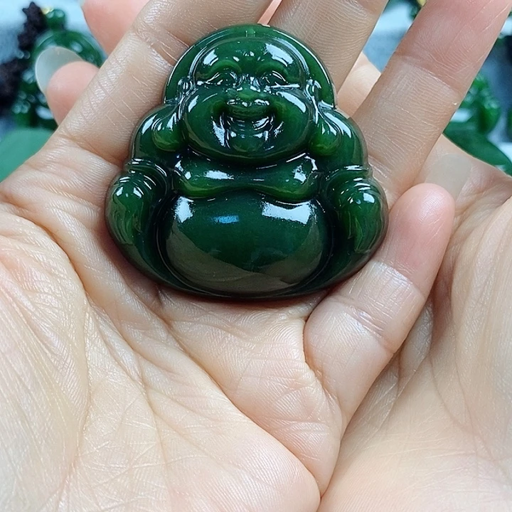 和田玉（碧玉）未镶嵌吊坠(不含链)47
