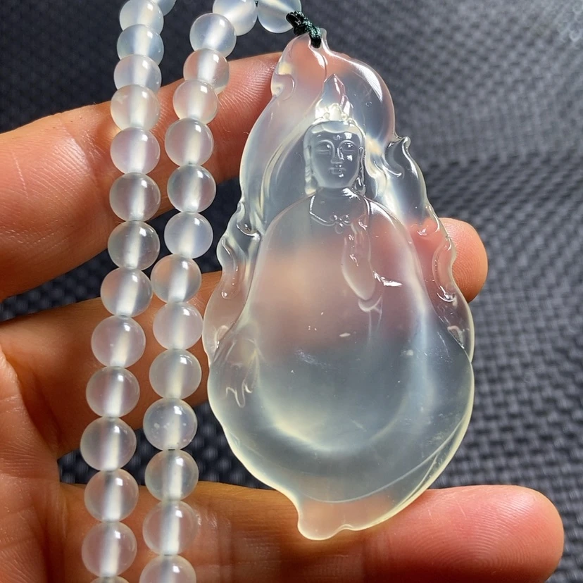 【闪购商品】蛇纹石玉未镶嵌颈饰
