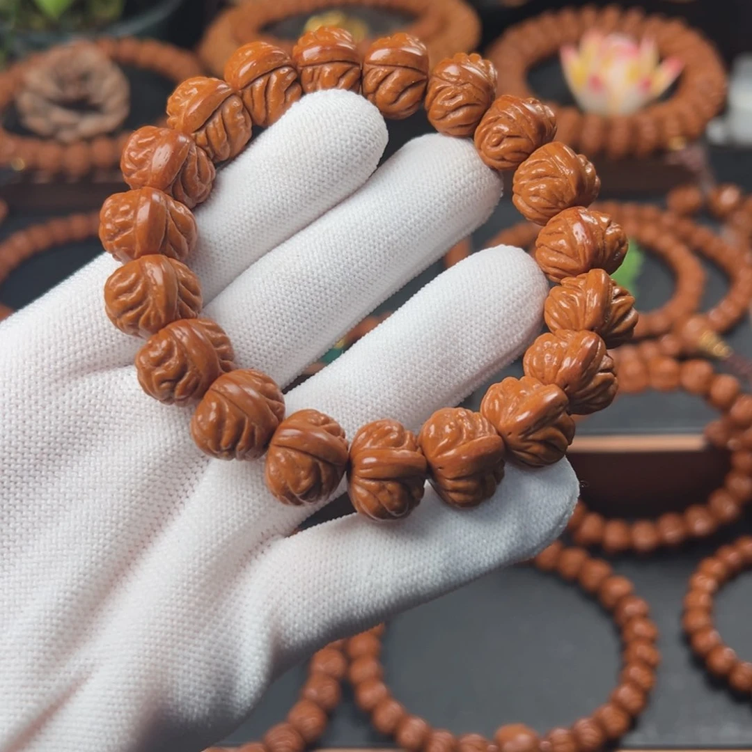 桃核吊坠1.6小金豆手串