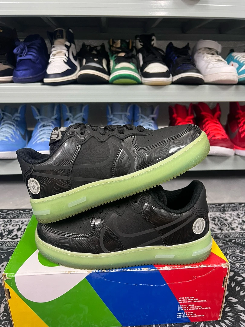 90新 maje 41码/af1黑绿休闲鞋/二手正品