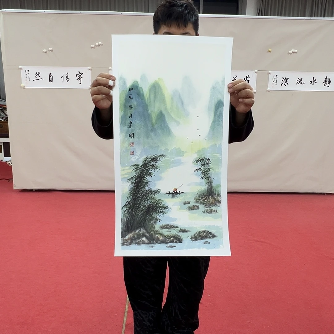 国画童建明老师艺术精品