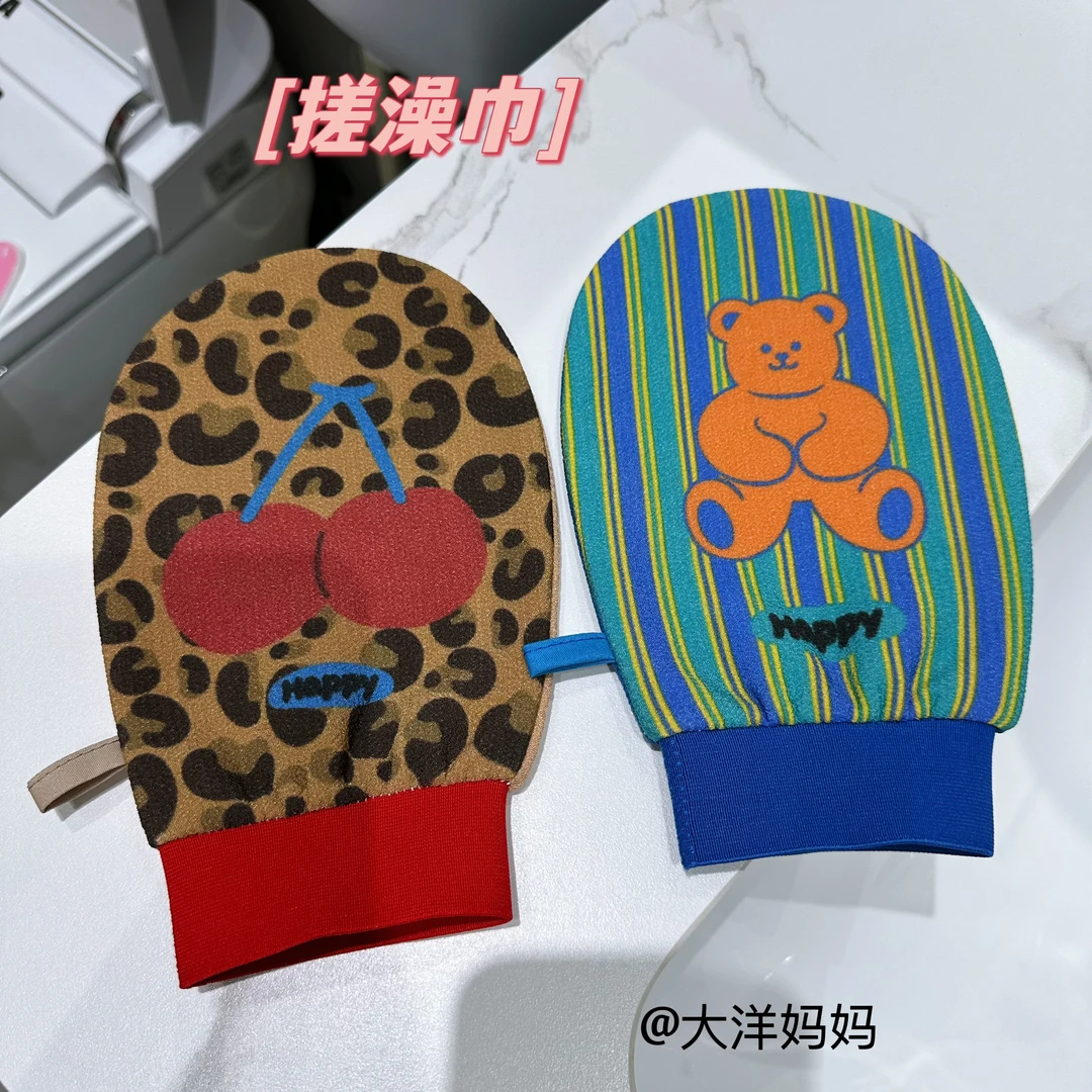 【新款搓澡巾】搓澡神器网红款搓背洗澡巾家用两面强力搓泥去污不痛