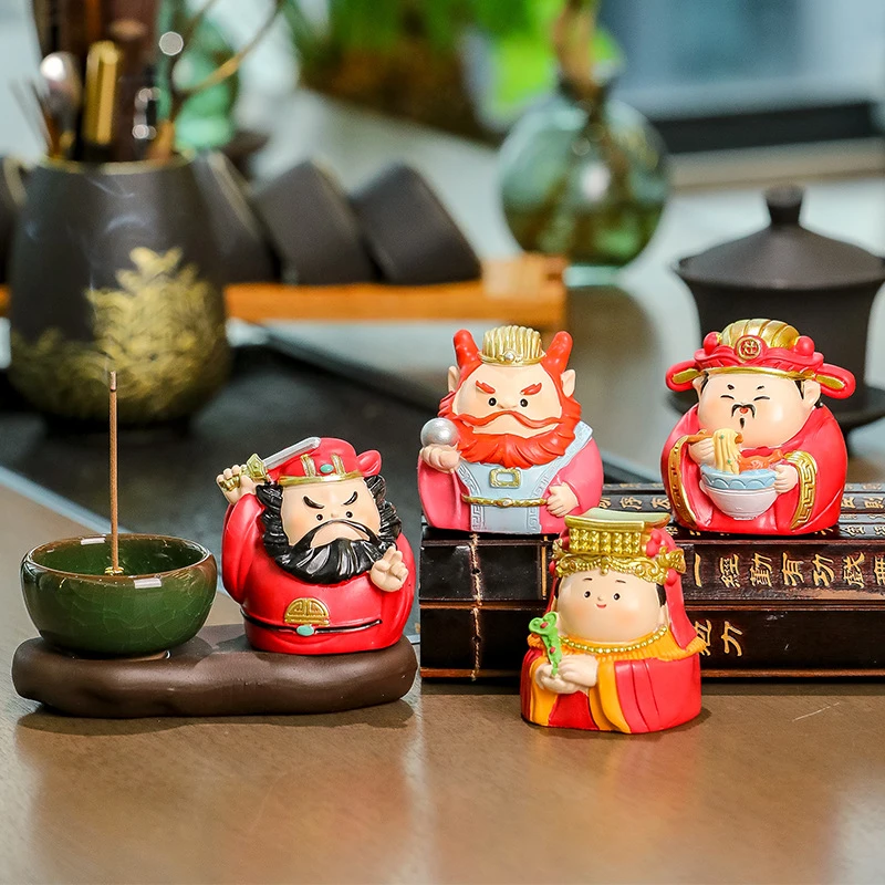 钟馗防职场小人小神仙摆件财神爷檀香线香插香薰炉禅意静心檀香炉