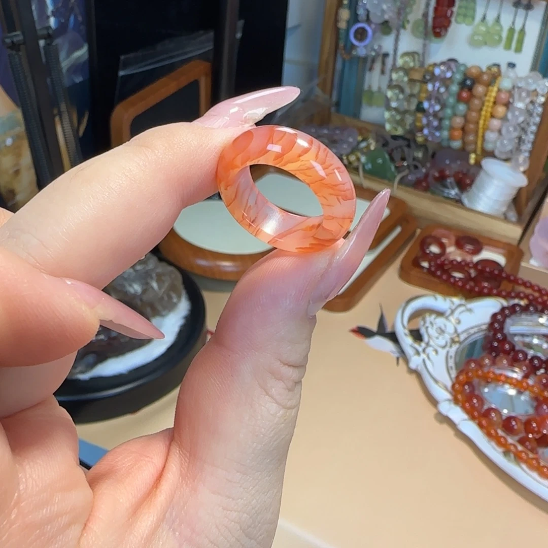 玛瑙/玉髓未镶嵌戒圈