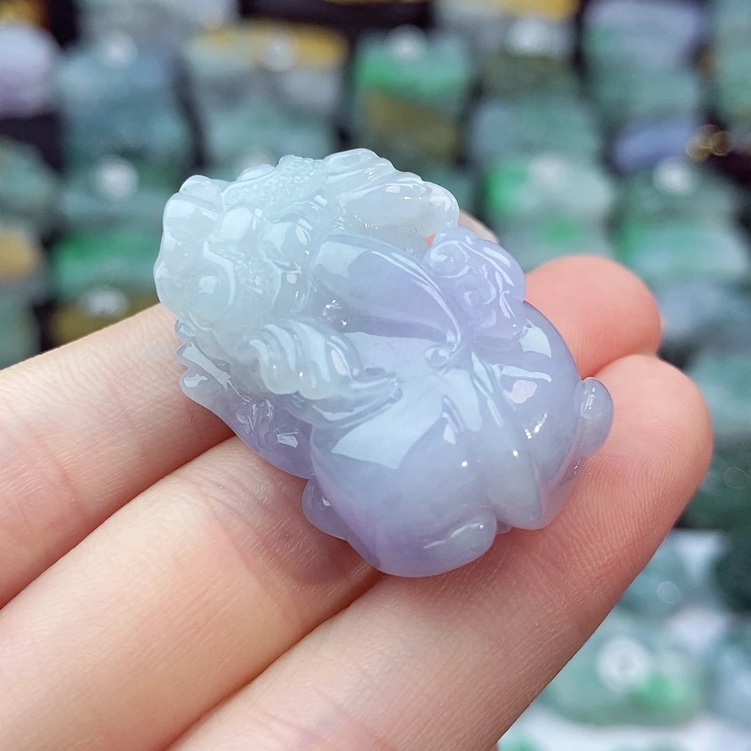 翡翠未镶嵌颈饰天然