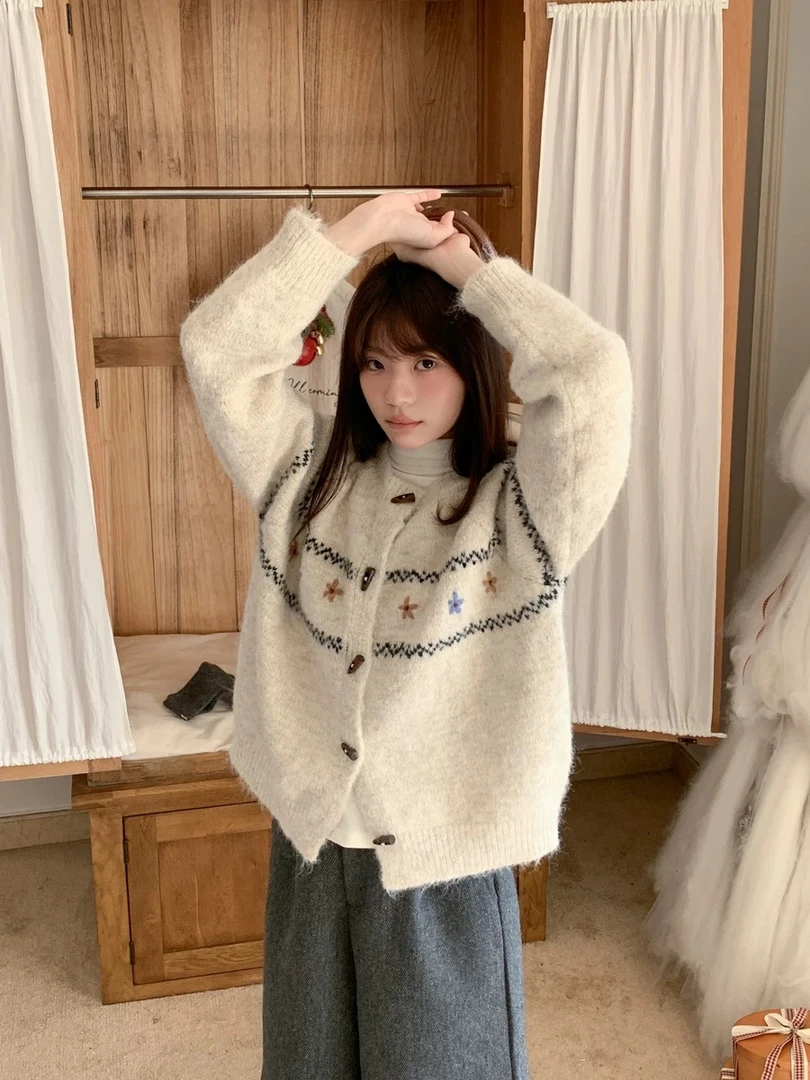 美美毛衣001-100【秋冬毛衣合集】时尚百搭极简开衫套头毛衣女装