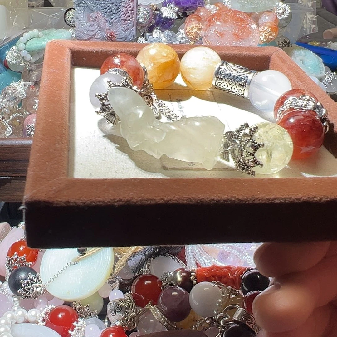 水晶未镶嵌手链水晶手链