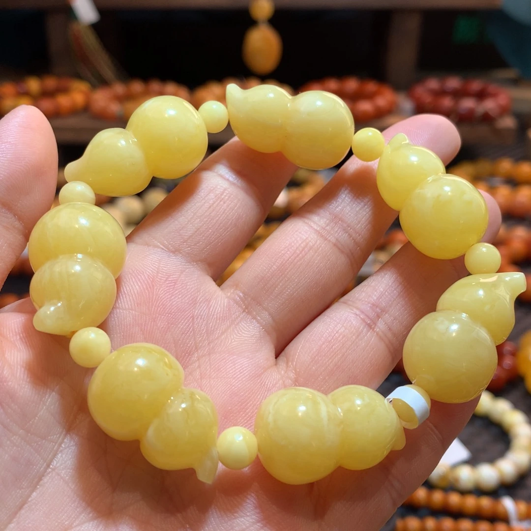 蜜蜡未镶嵌手串蜜蜡手串