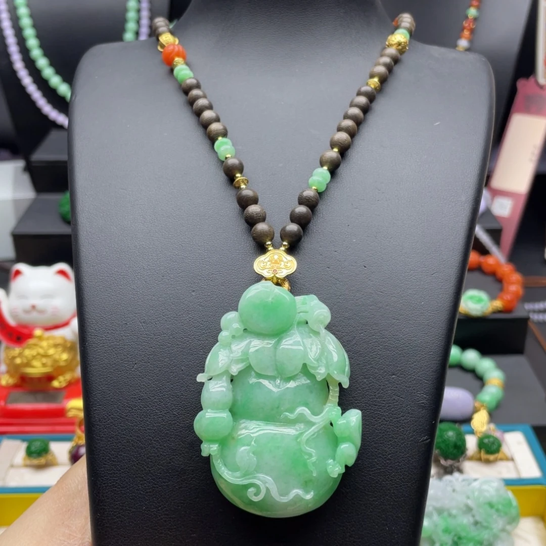 翡翠未镶嵌颈饰翡翠葫芦